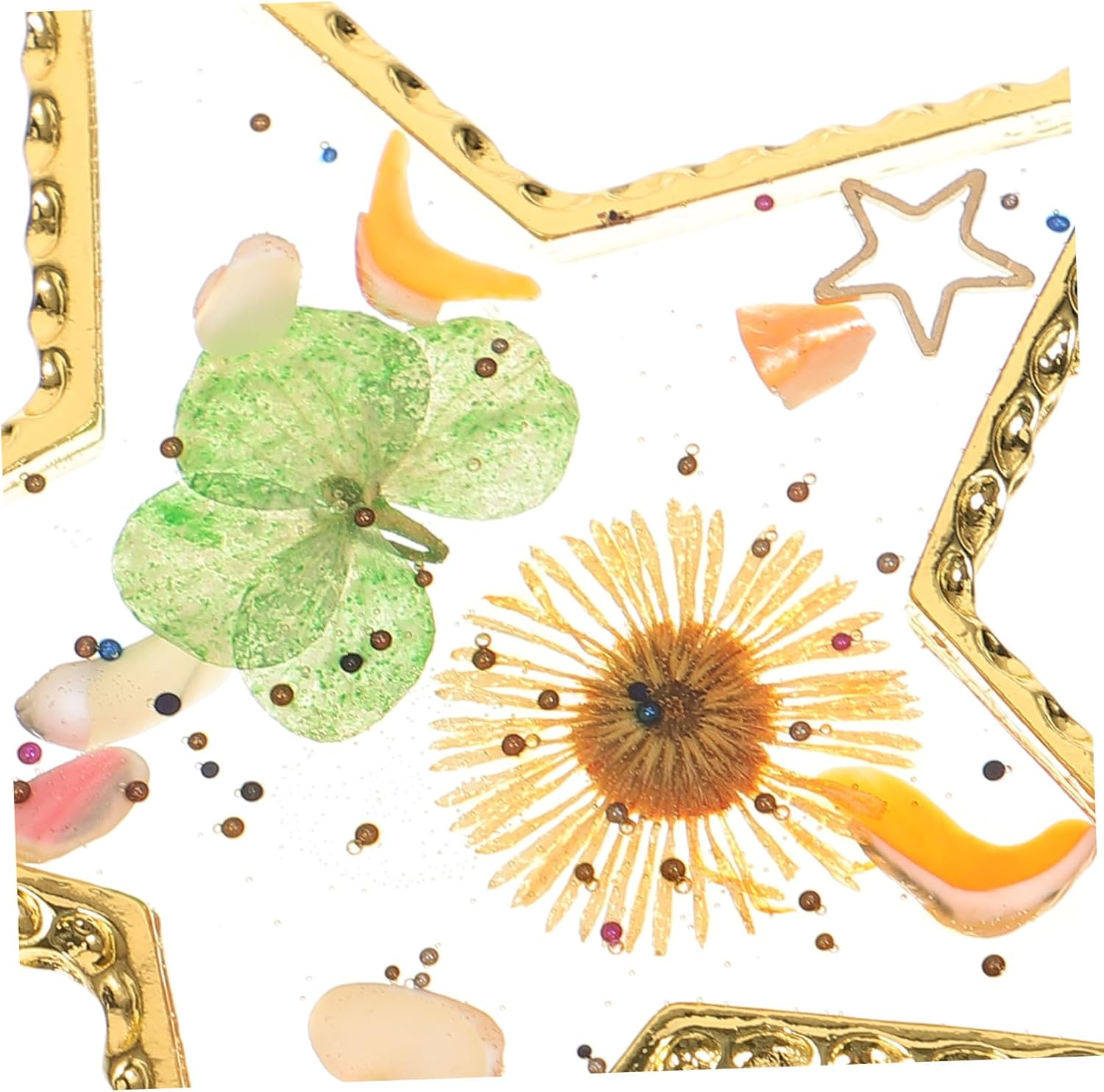 IWOWHERO Nail Art Palette Resin Nail Painting Mixing Pallet Multi-Function for Diy image number 4