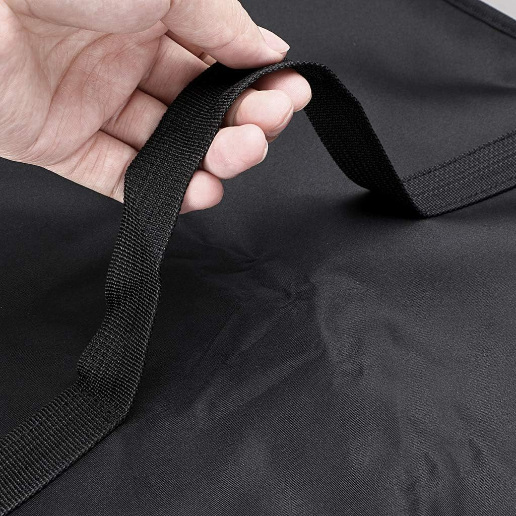 Heat-Resistant Waterproof Dust-Proof Microwave Oven Grill Cover Protector - Nylon Fabric Dust Cover Case Protections for Toaster Oven, Black image number 2