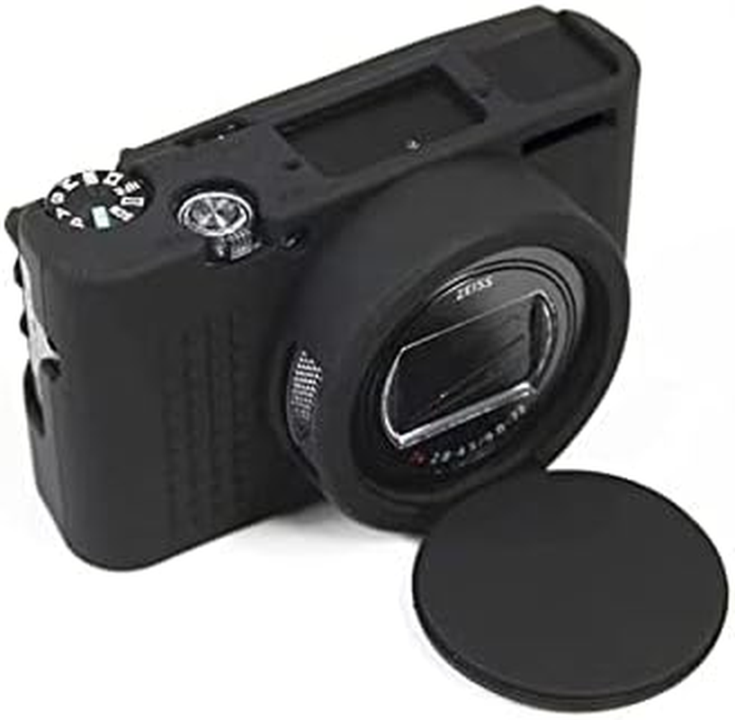 YUNCHAO Camera Accessories Soft Silicone Protective Case for Sony Cyber-Shot RX100 VII / RX100 M7 Camera Bags