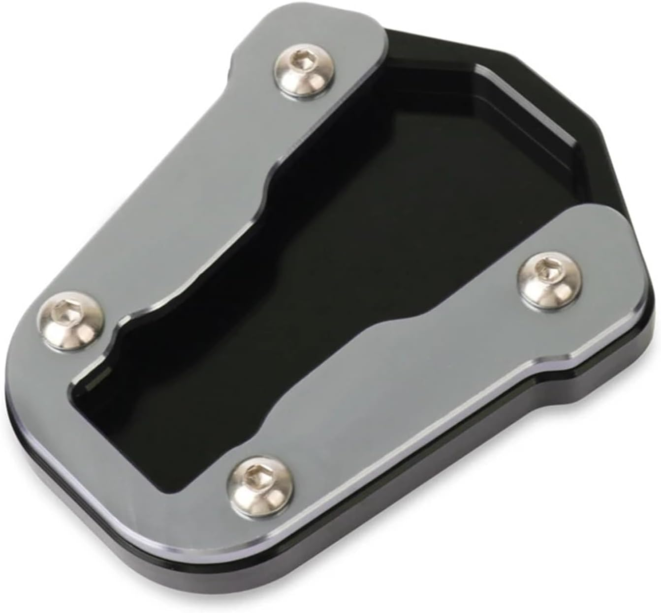 MKDRSRU Fit for CRF300L CRF 300 L CRF 300 Rally 2020 2021-2024 Kickstand Extension Plate Foot Side Stand Enlarger Pad Support Plate(Black-Crf300L) image number 3