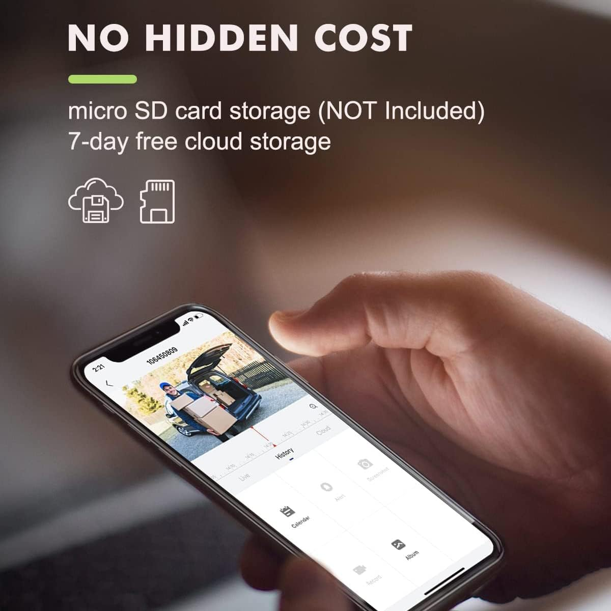 Wireless Video Doorbell Camera, BESIMLI 1080P HD Wifi Door Bell Ringer with Camera, 2-Way Audio, Motion Detection, IP65 Waterproof, Rechargeable Battery, Ios & Android image number 2