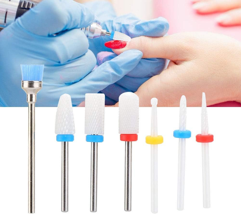 Durable Easy to Grind Nail Drill Bit, Easy to Useeasy to Use Efficient Exquisite Craftsmanship Nail Drill Bits, Salon Shop Manicure Store Beauty Salon for Home(Gh-01) image number 3