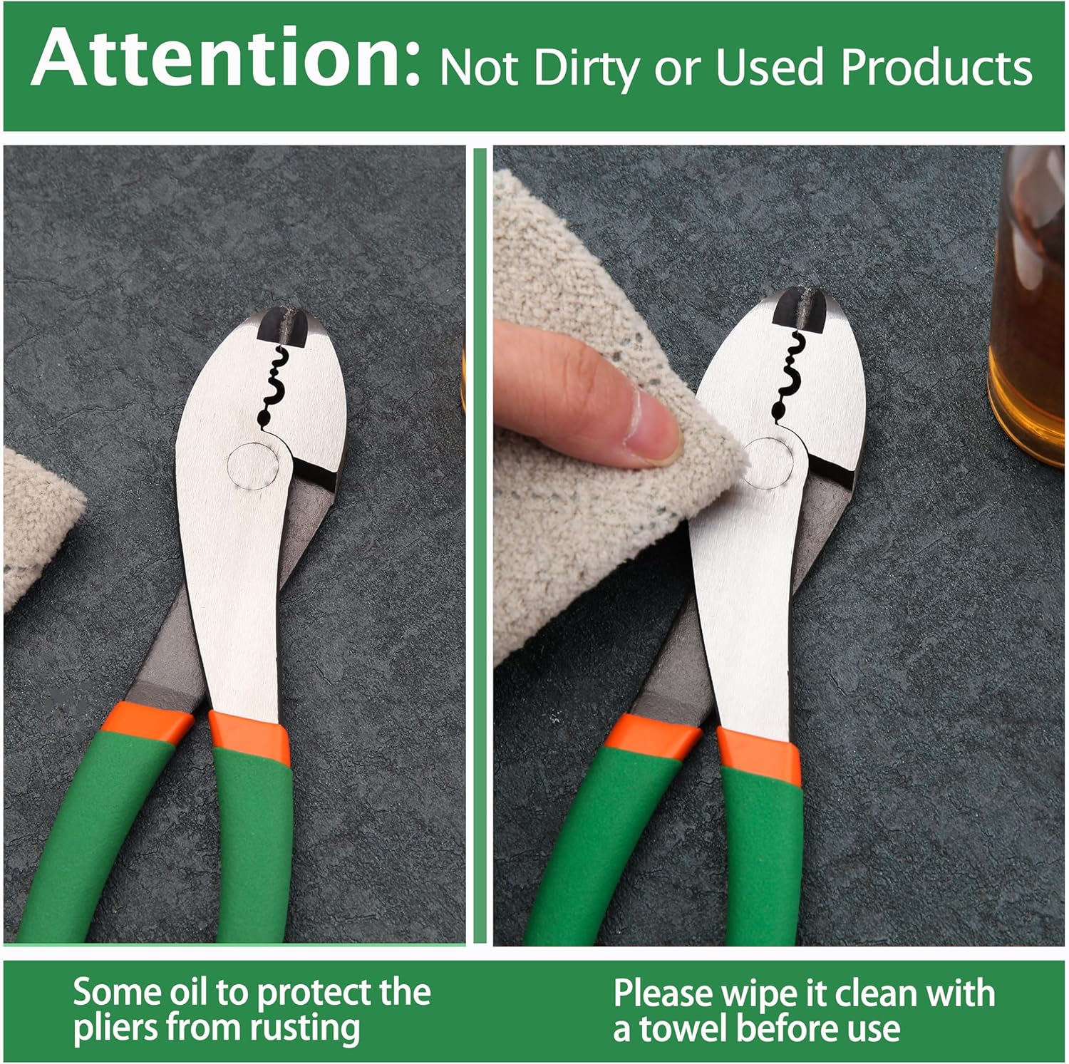 LEONTOOL Electrician'S Terminal Crimp Pliers with Cutter Wire Crimping Tools Cable Wire Electrical Cutter Crimper with PVC Handle Electrical Pliers for 10 to 22 AWG Terminals and Connectors image number 5