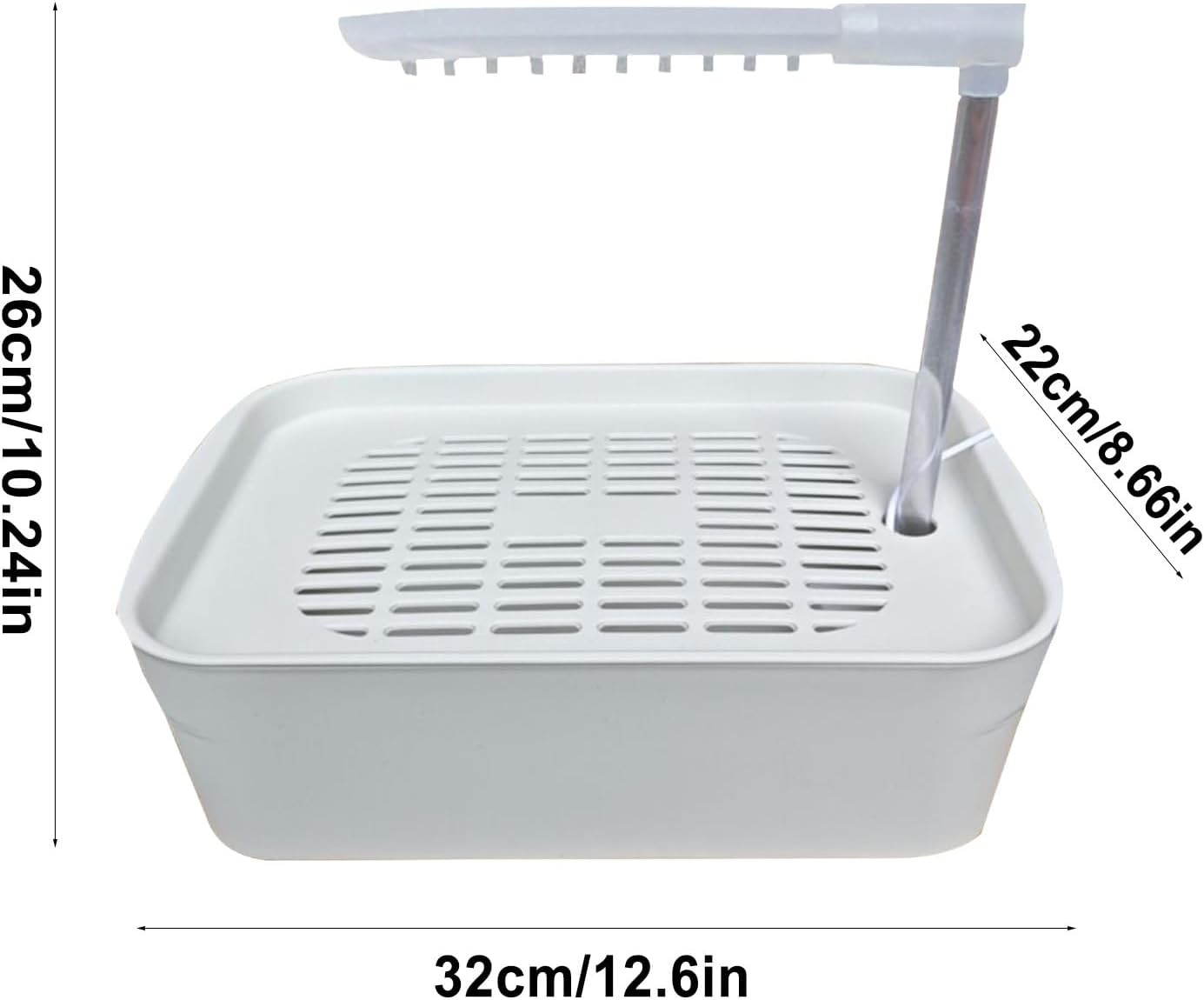 Parrot Bath - Easy to Asѕ Bird Shower Bath | Electric Parrot Bathtub | Automatic Pet Bird Shower | Parroț Bathing Artifact or Both Home Pets and Professional Breeding Environments - White image number 5