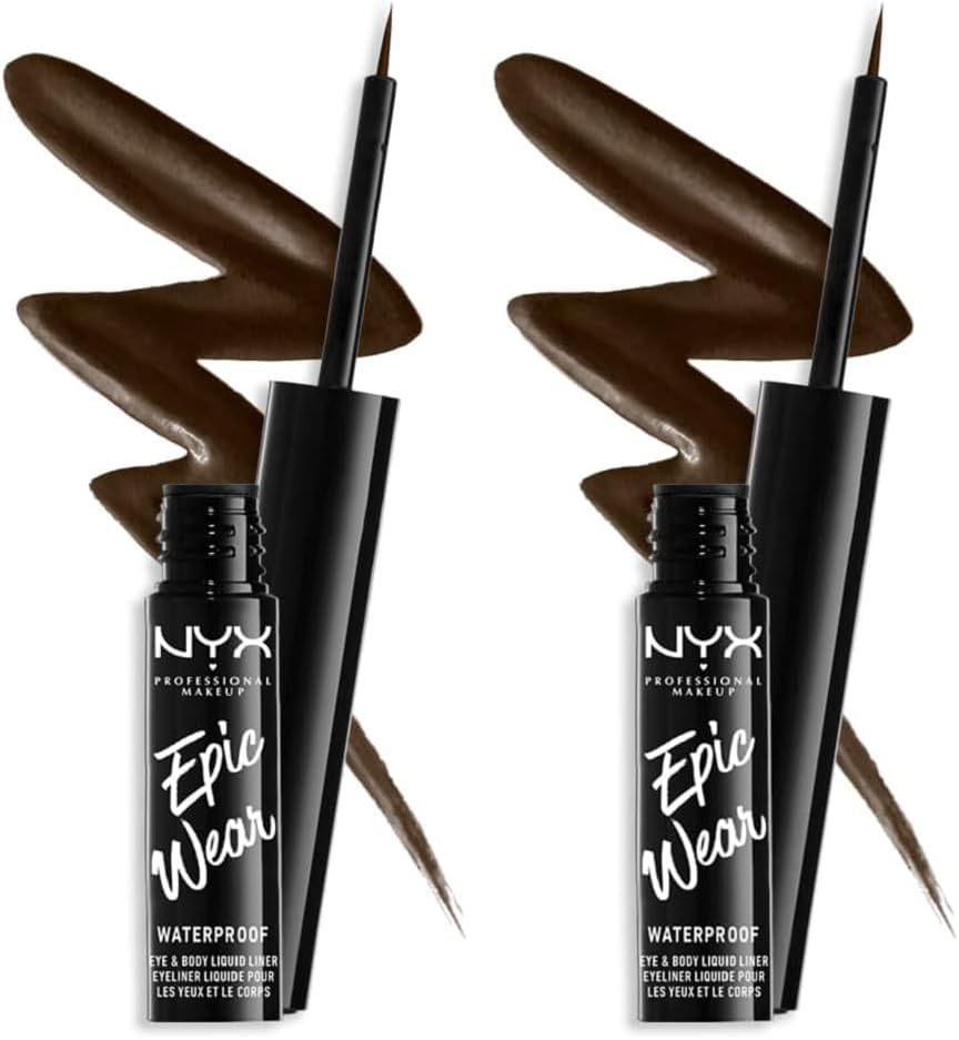 NYX Professional Makeup Epic Wear Semi - Permanent Liquid Liner Black 1 Count (Pack of 1)