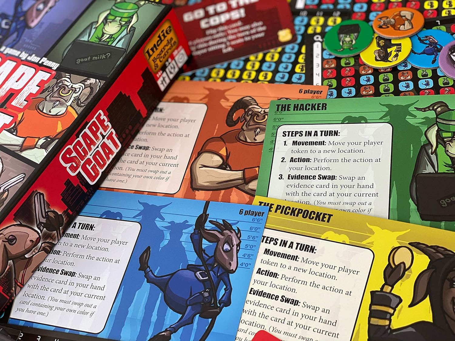 Indie Boards and Cards Scape Goat Multi: Board Game, 3 to 6 Players, Ages 14+ image number 1