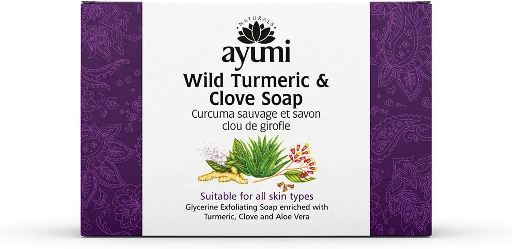 Ayumi, Turmeric & Clove Soap, Suitable for All Skin Types, Exfoliates & Removes Excess Oils, 1 X 100G image number 1