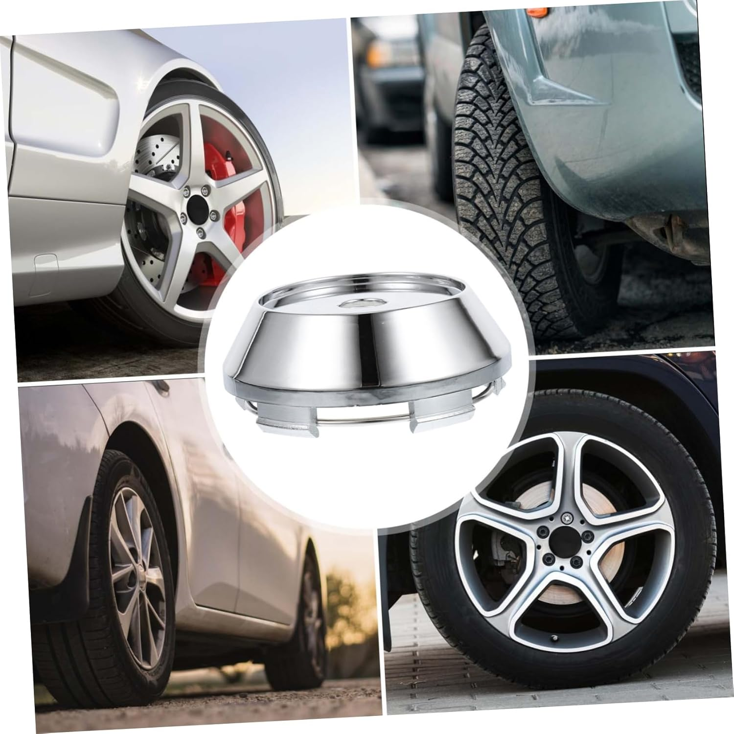 MUELODSIC 4Pcs Center Hub Cover for Car Wheels Installation Design Wheel Accessories for Enhanced and Style image number 5