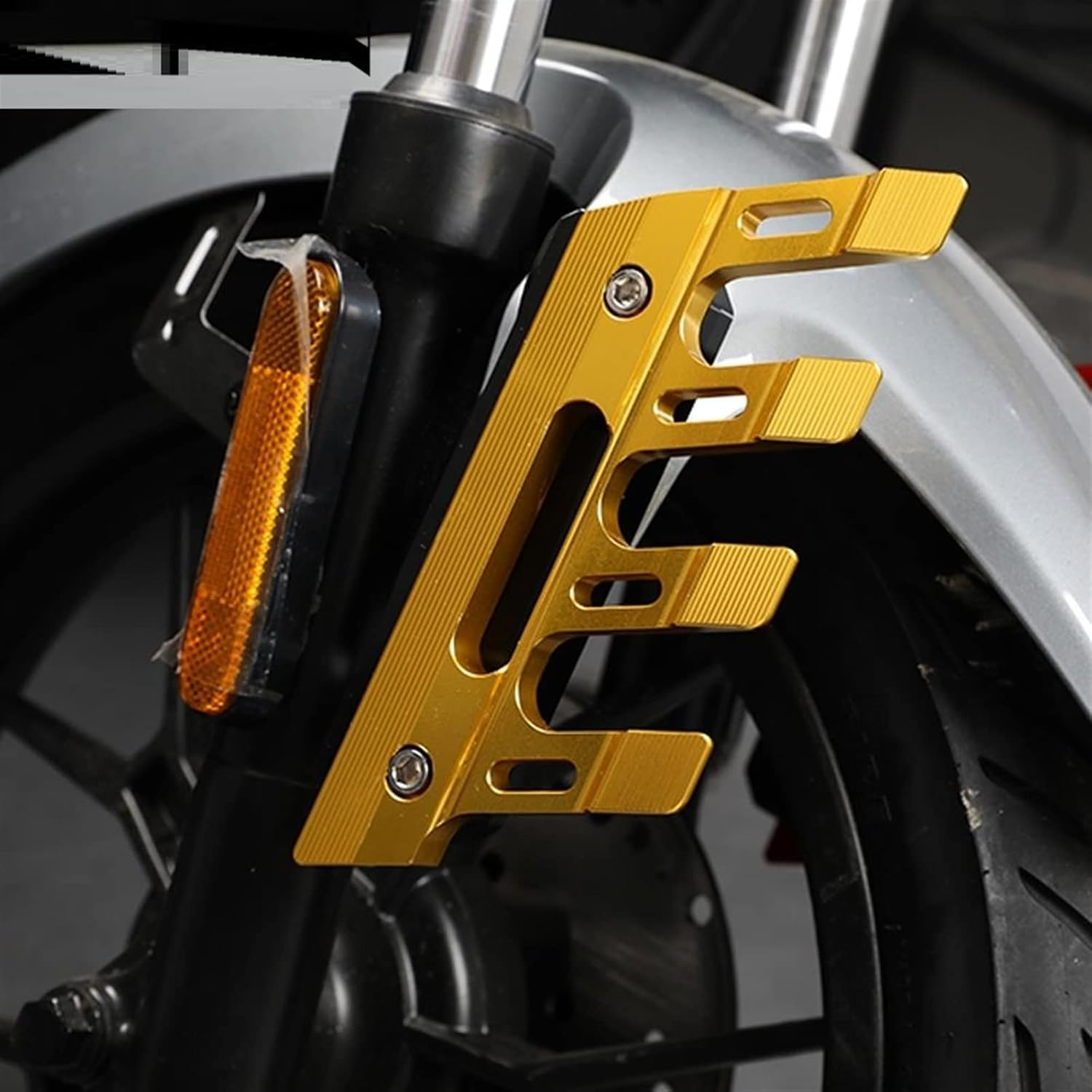 Motorbike Frame Sliders for Buell 1125R 1125 R XB 12R 2008 2009 Motorcycle Mudguard Front Fork Protector Guard Block Fender Anti-Fall Slider Accessories (Color : Black, Size : with Logo) image number 5