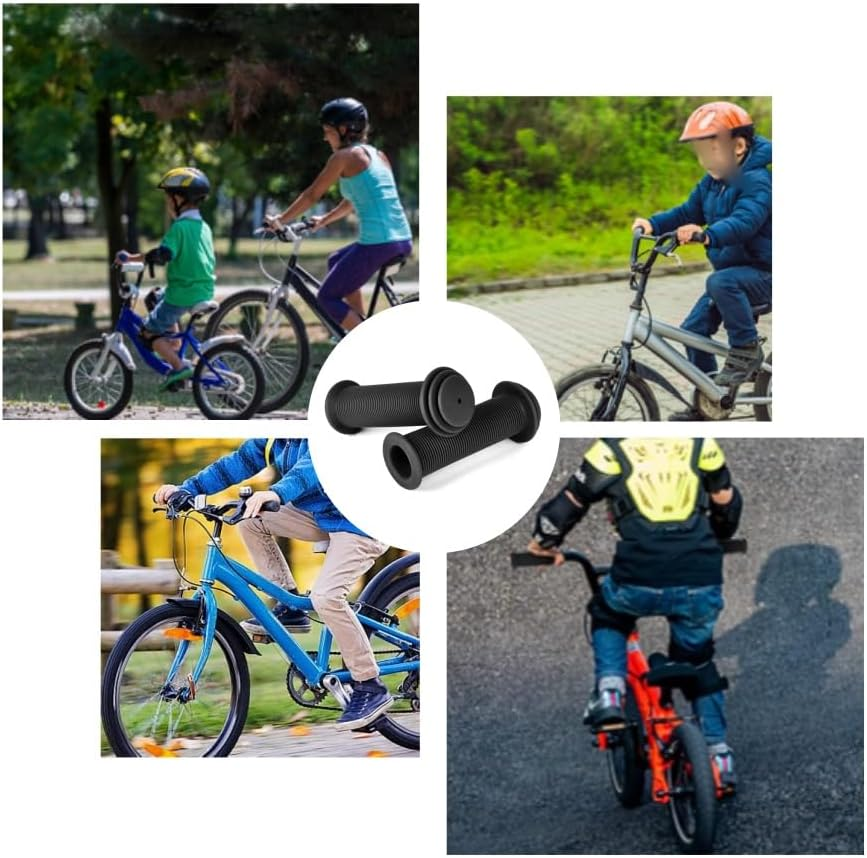 GYWHOOFT 2 Pairs Bike Bicycle Grips, Hand Grip, Mountain Bike Handle Bar Grip, Bike Grips with Non-Slip, BMX, MTB, Mountain Bike, Folding Bike, Electric Bike Grips image number 1
