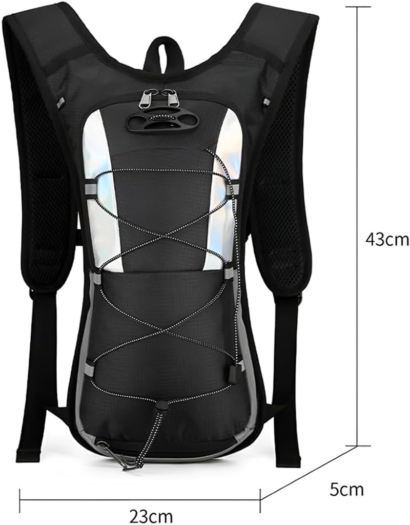 TOMVAES Hydration Pack, Ultra Lightweight Waterproof Hydration Backpack for Outdoor Sports Cycling Skiing Hiking Running Camping Climbing Hiking Backpack for Men Women image number 2