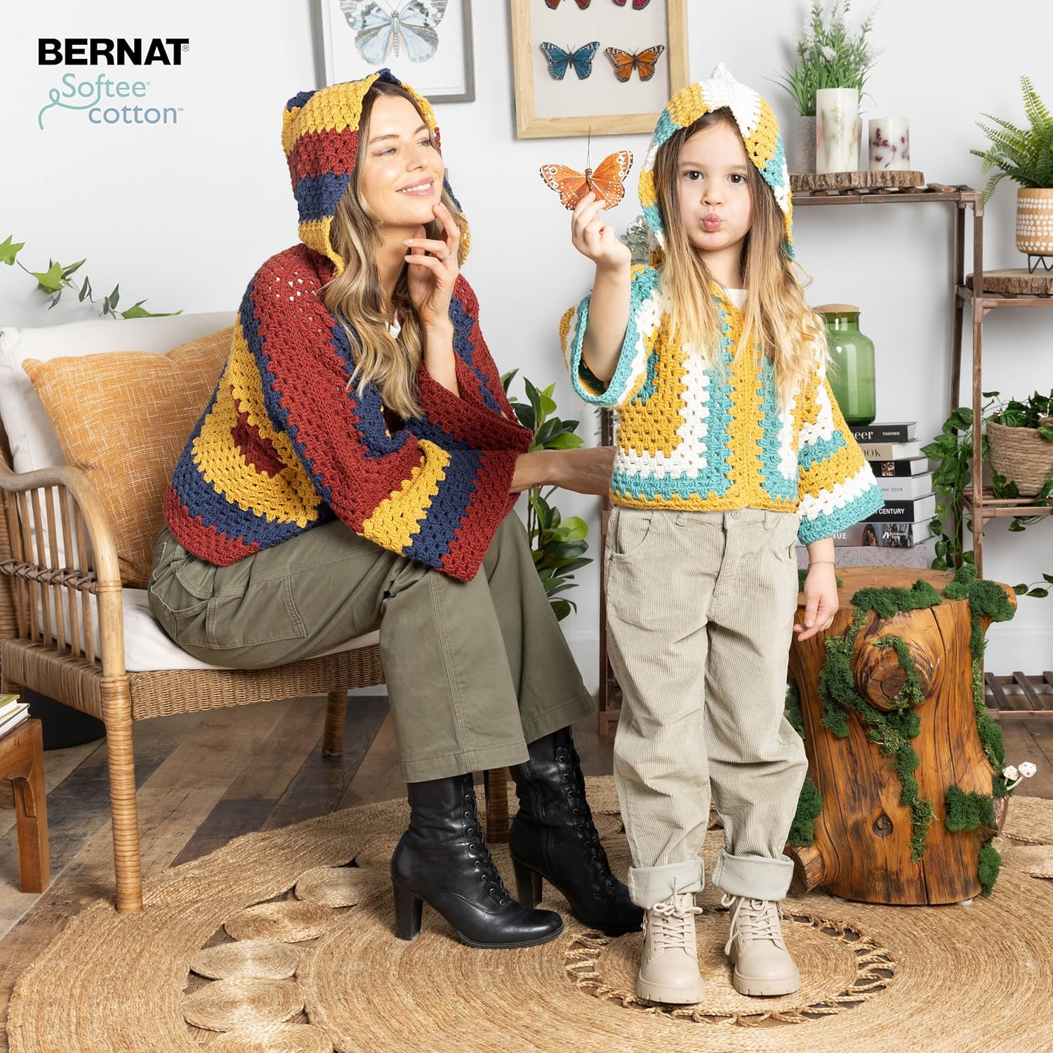 Bernat Softee Cotton Sandstone Yarn - 3 Pack of 120G/4.25Oz - Nylon - 3 DK (Light) - 254 Yards - Knitting, Crocheting & Crafts