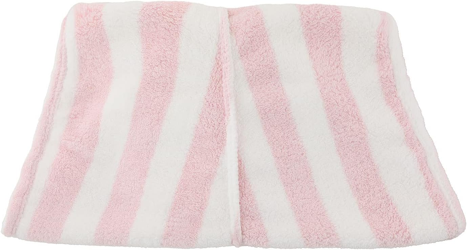 Fast Drying Hair Turban Towel White / Pink One Size image number 2