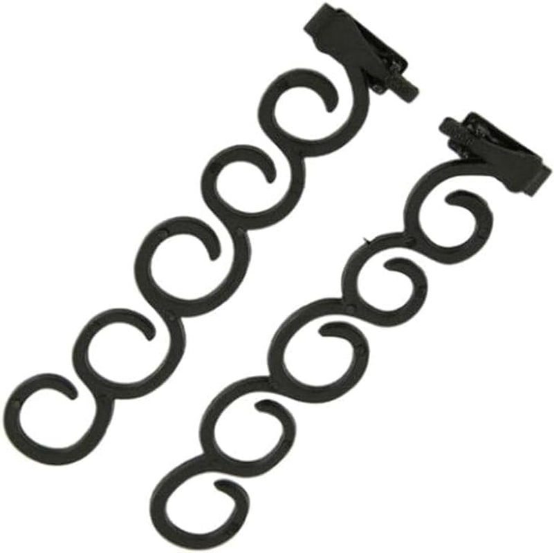 1 Pair for Black Hair Braiding Tool DIY Styling Ponytail Maker French Braid Tool for Hair Women Fashion Hair Styling Clip DIY French Hair Braiding Tool for Hair Care image number 2