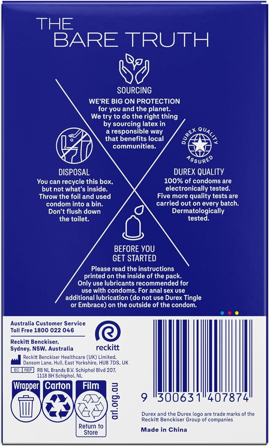 Durex Originals Latex Condoms Regular Fit, Pack of 30 image number 2