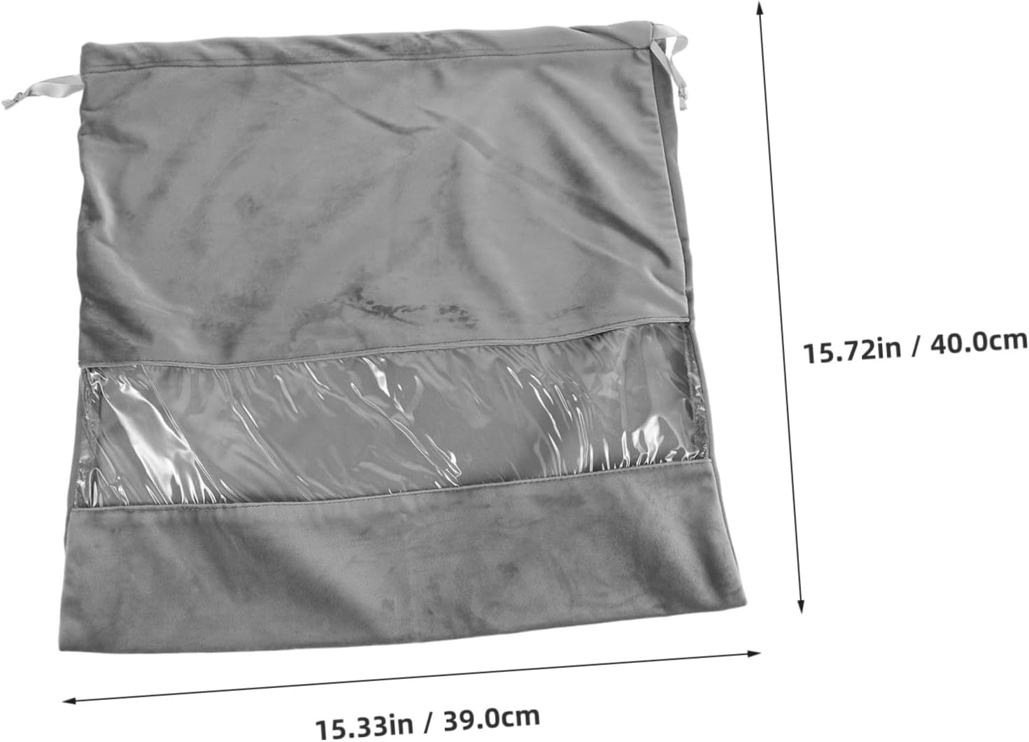 VINTORKY Transparent Drawstring Hair Dryer Bag Small Portable Organizer for Travel and Home Dustproof Storage Pouch for Hair Tools Underwear Makeup Brushes Versatile Scratch Resistant