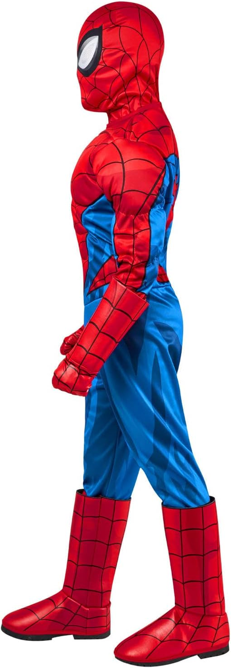 Spider-Man Deluxe Costume for Kids - Marvel Spider-Man - Medium (5-7 Yrs)