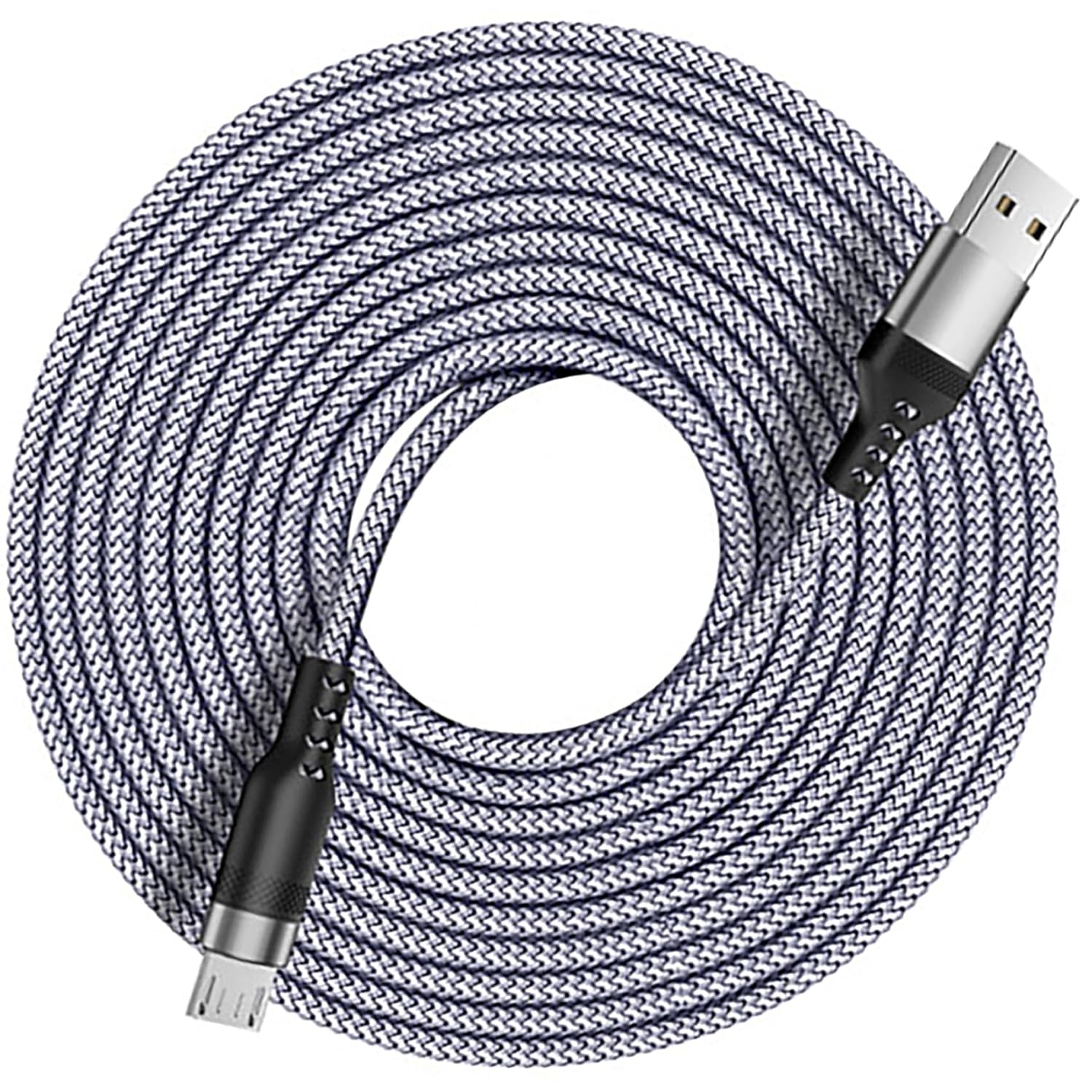 Tunghey Long Micro USB Cable Android Charger with Gold-Plated PS4 Charger Cable - High Speed 2.0 USB a Male to Micro USB Nylon Braided Cable for Android Phone (3M) - 3M image number 6