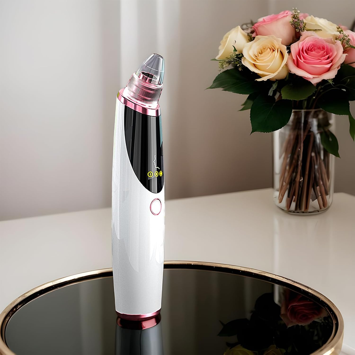 Pore Sucker | Rechargeable Pore Suction Remover with 5 Suction Heads - Vacuum Deep Cleaning Extraction Tool with 3 Adjustment Modes Pimple Cleaner for Nose Home Daily image number 2
