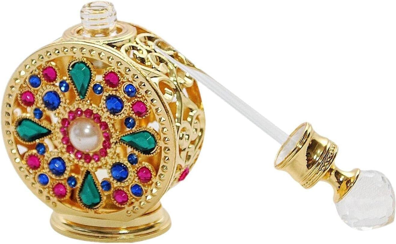 Perfume Atomiservintage Perfume for Women | 15Ml Beautiful Metal Bottle Dubai Perfume for Men Empty Bottle image number 3