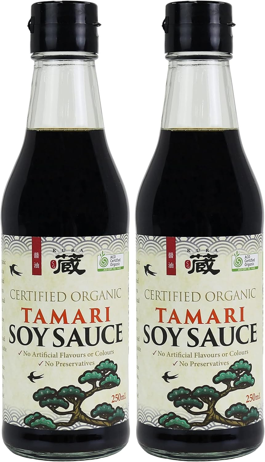 Kura Certified Organic Tamari Soy Sauce, 250 Ml