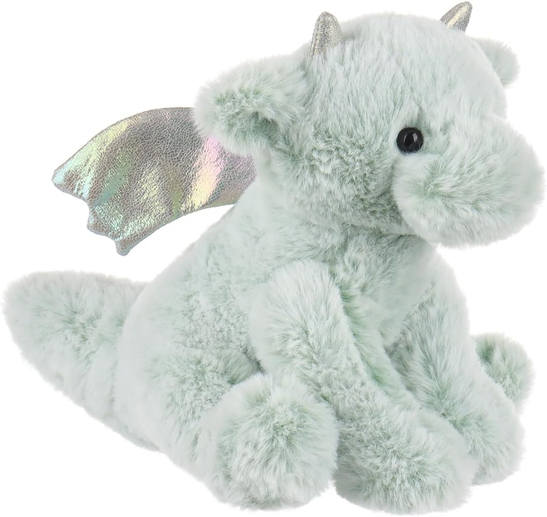 Apricot Lamb Toys Plush Green Plush Dragon Stuffed Animal Soft Cuddly Perfect for Child （Green Plush Dragon，8 Inches image number 4