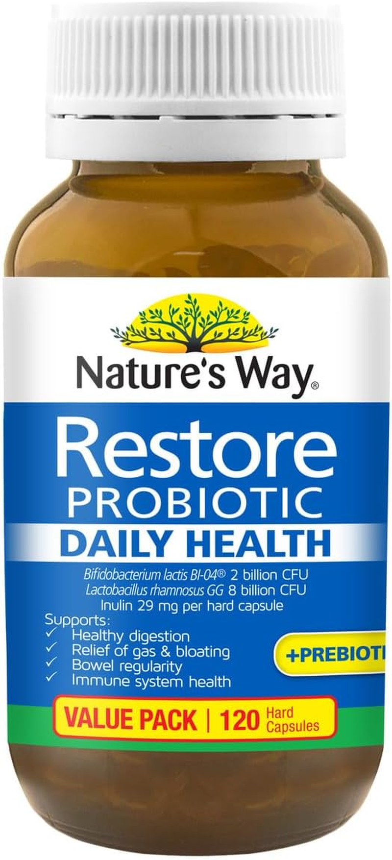 Nature'S Way Restore Daily Health 120 Capsules