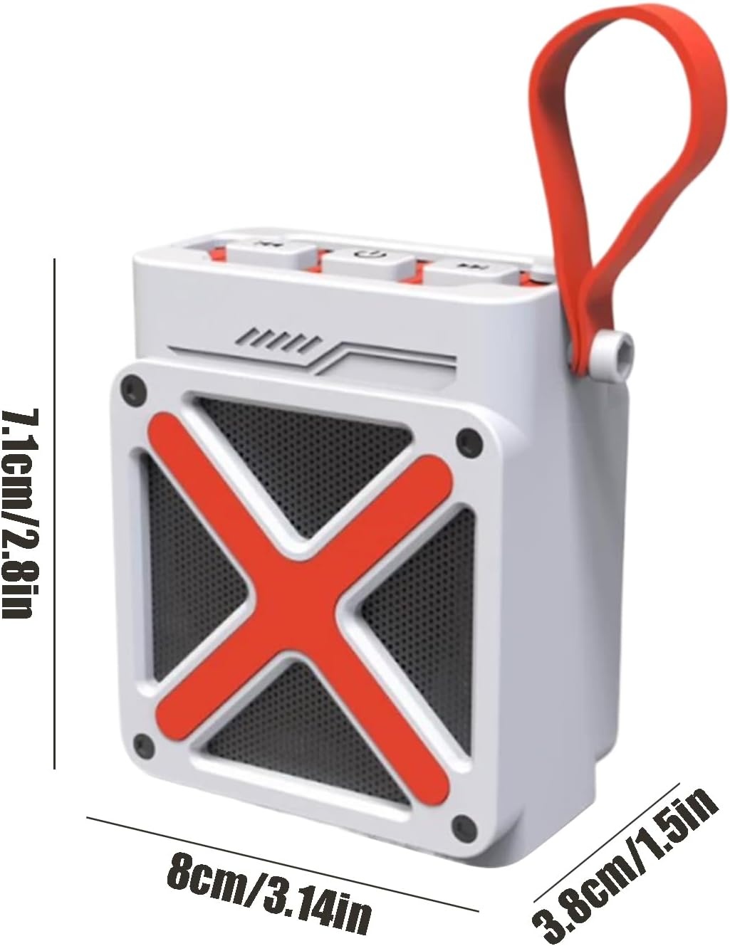 Wjnflqn Outdoor Speaker - Wireless Cool Electronics | Big Audio Outdoor Travel Speaker,For Home Office Dorm Car Travel Party Living Room Bedroom Camping image number 3