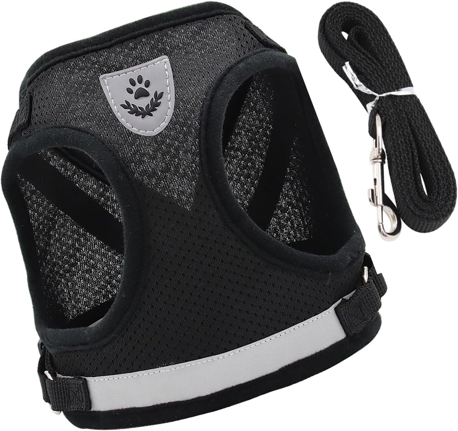 Dokeno Cat Harness with Lead Set, Cat Lead with Harness, Escape Proof for Cats, Soft Mesh Vests, Harnesses with Luminous Strips for Outdoor Training, Walking (XS) image number 4