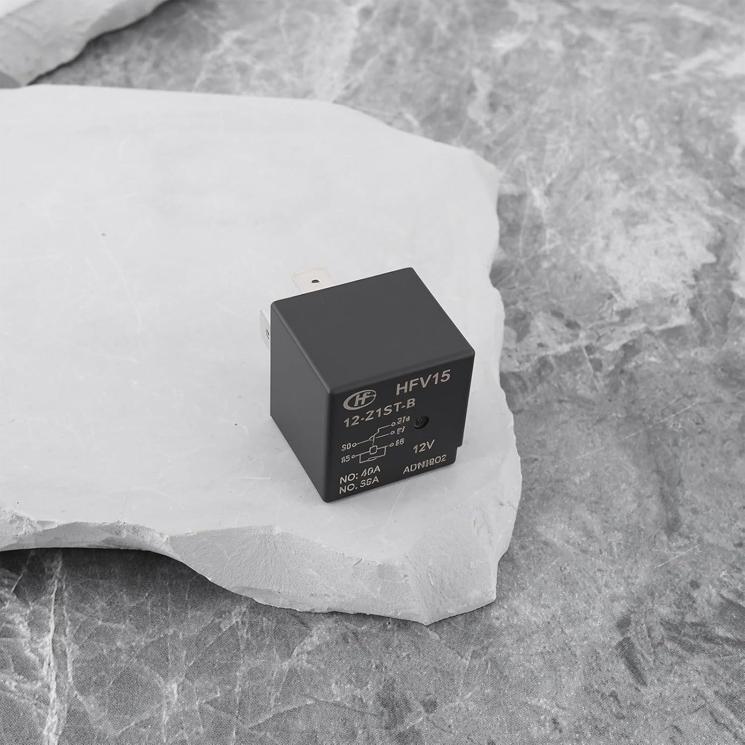 OTOTEC 2PCS 12V Automotive 5 Pin Relay 04727370AA Aluminum Alloy Compatible with Chrysler Compatible with Dodge image number 1