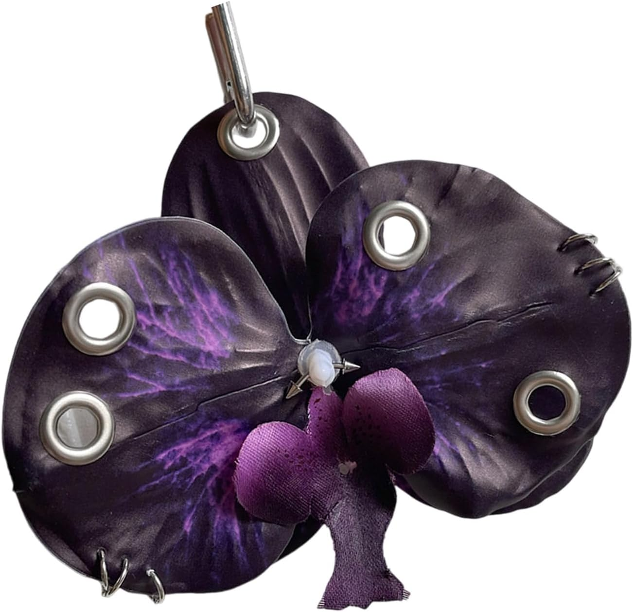 [Xinsheinelry] Artistic Pharaenopsis Shape Reusable Structure Key Chain Pendant Elegant Design Ornament for Practical Decoration Solutions