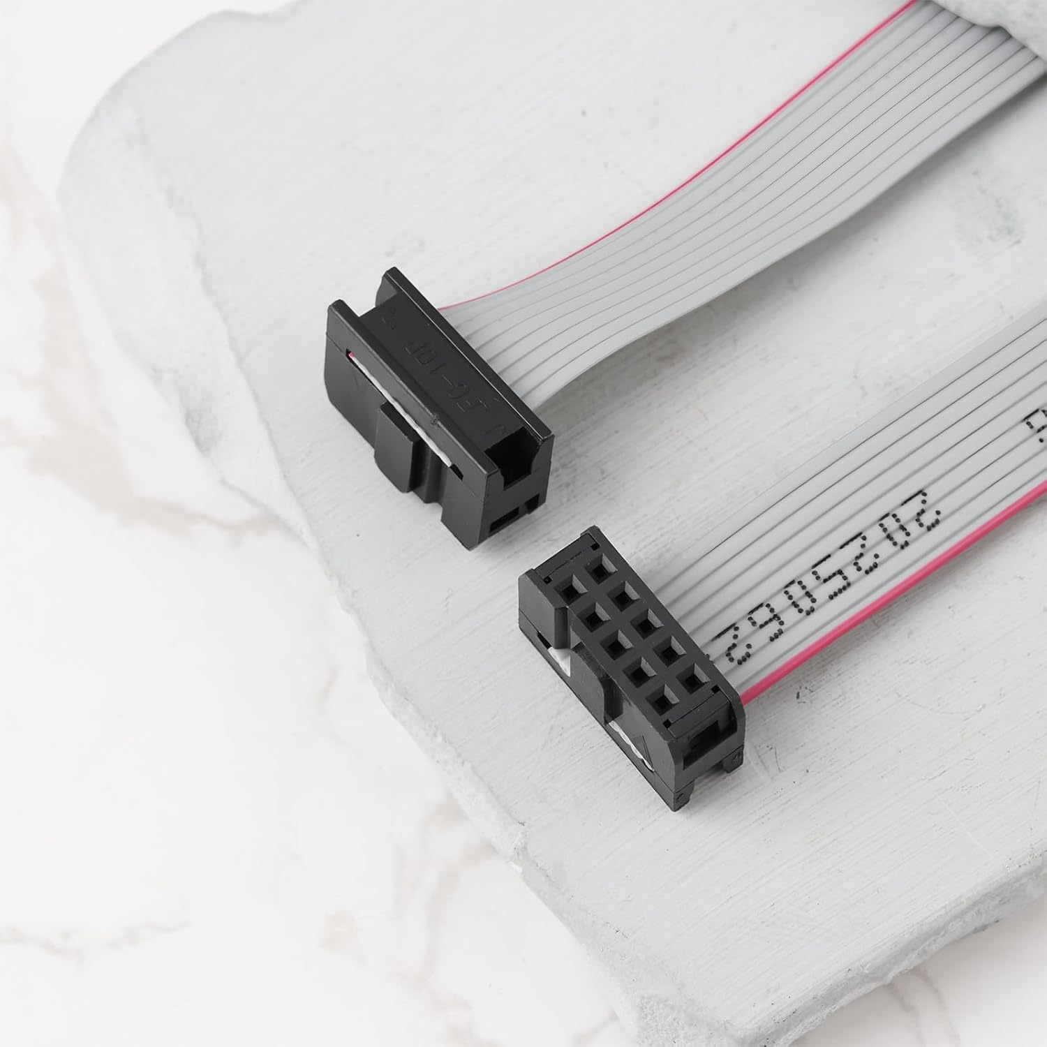 2Pcs DB9 Male COM Port to IDC 10Pin Serial Cable 2-Port Serial RS232 for Computer Motherboard, 30Cm image number 3