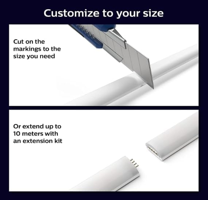 Philips Hue Gradient Ambiance Lightstrip Base Kit image number 5