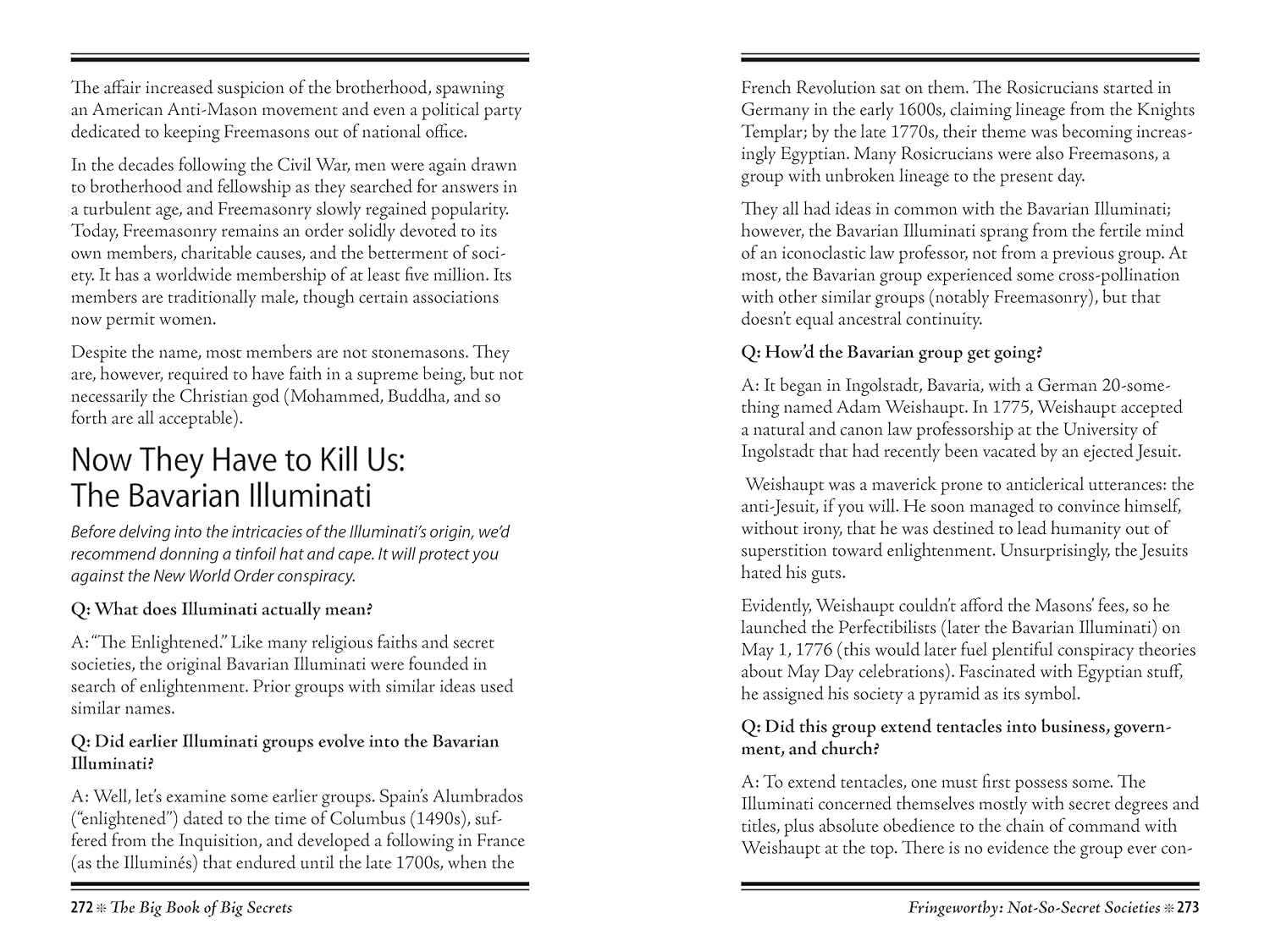 The Big Book of Big Secrets