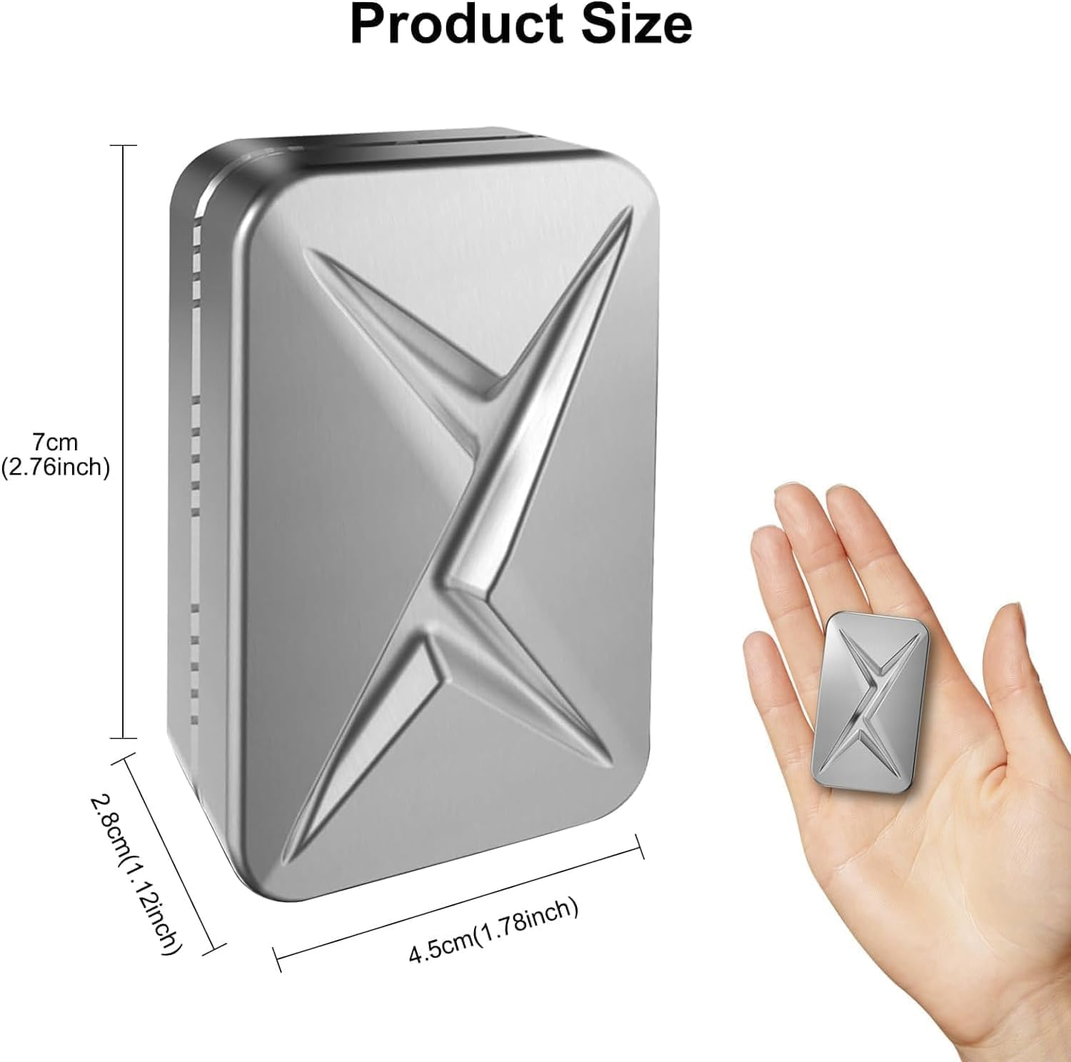 B-Qtech Metal Poker Fidget Slider Toy, Fidget Toys for Adults, Magnetic Slider Toy, Autism Anxiety Stress Relief Magnetic Fidget Toy for Adults, Adult Office Desk Toy