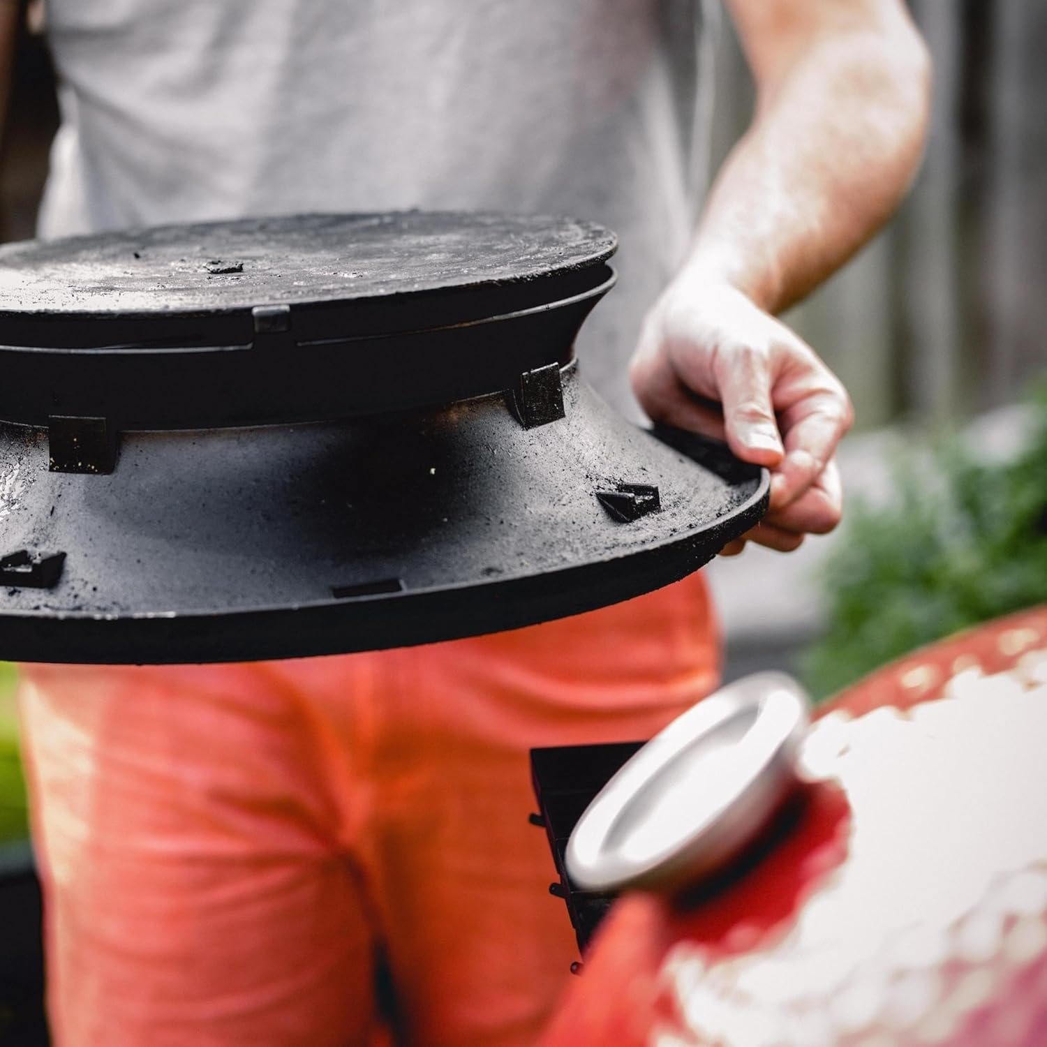 Kamado Joe Bj-Hyper Sloroller Hyperbolic Smoke Chamber Grill Accessory for Big Joe, Black image number 1