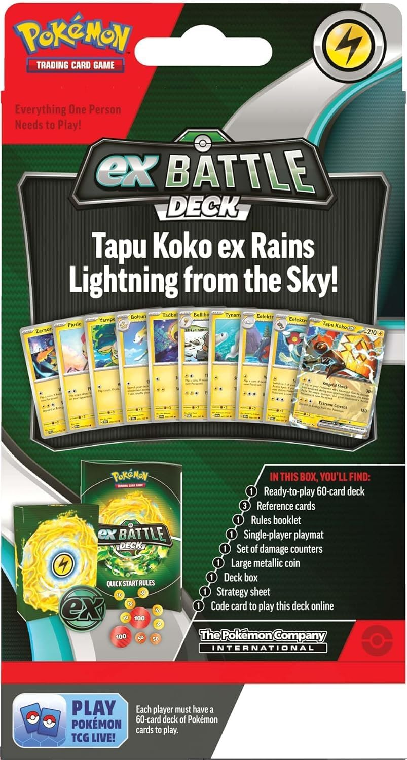 Pokemon TCG: Battle Deck Tapu Koko Ex image number 2
