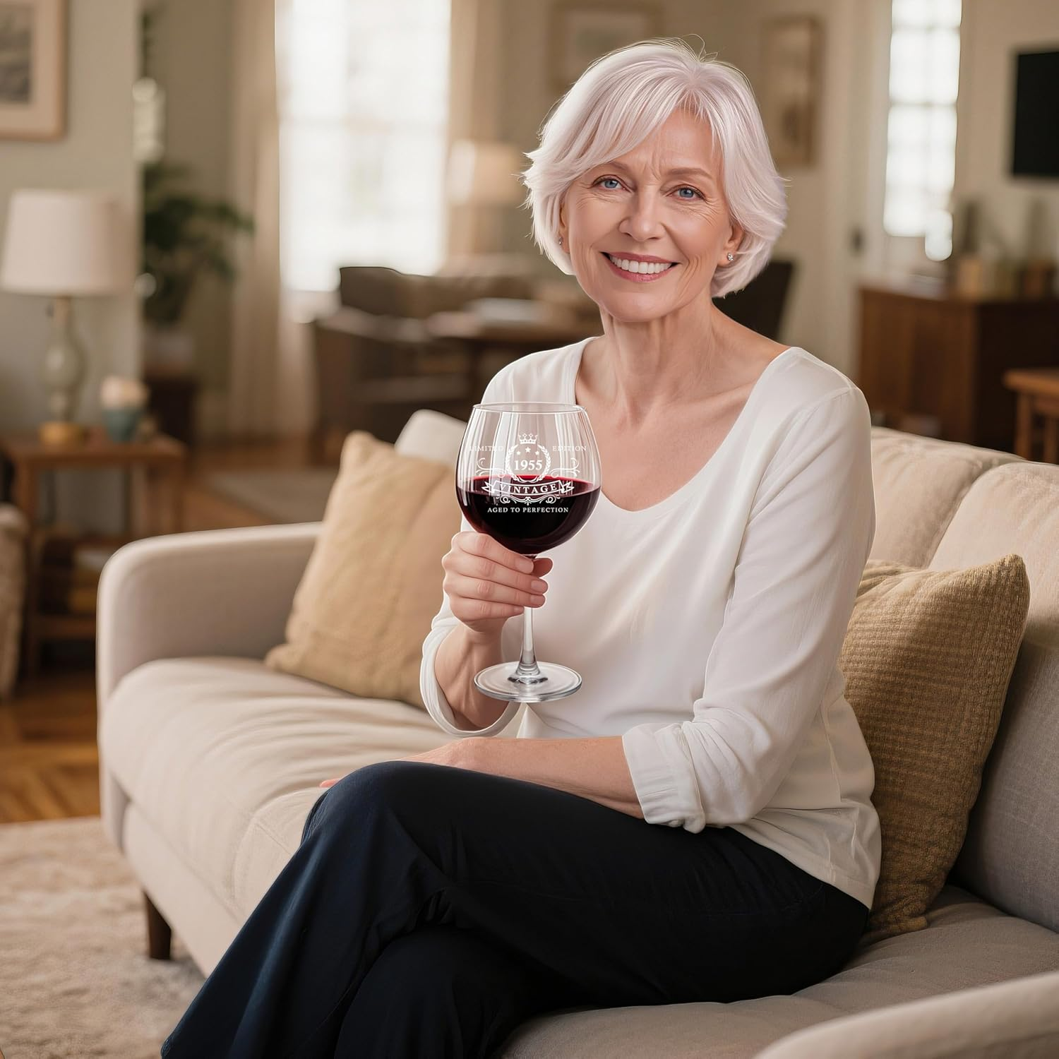 70Th Birthday Gifts for Women, Vintage 1995 Wine Glass, 70Th Birthday Decorations for Women, Meaningful 70Th Gifts, Funny 70 Year Old Birthday Gift, Turning 70 Present for Her.