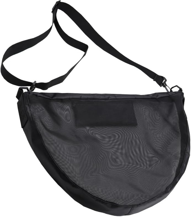 Mesh Basketball Shoulder Bag, 1Pc Single Ball Carrier, Crossbody Sports Bag, Crossbody Single Mesh Shoulder Ball Carrier image number 6