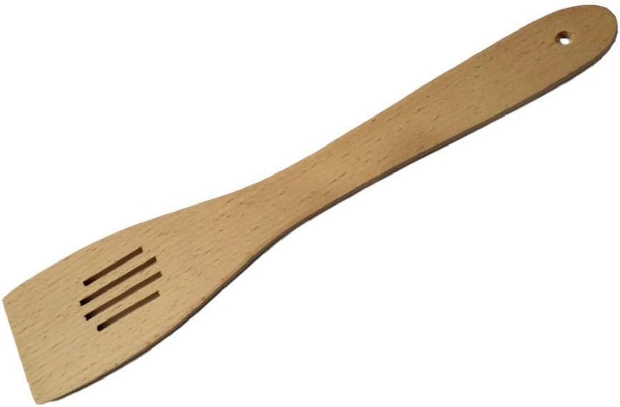 Cooking Style 4 Piece Wooden Kitchen Utensils Set Natural Wood Spoons Spatulas Knifte, Durable Environmentally Friendly Kitchen Tools Natural & Harmless, Used for Mixing Stirring Scooping Tasting (4) image number 6