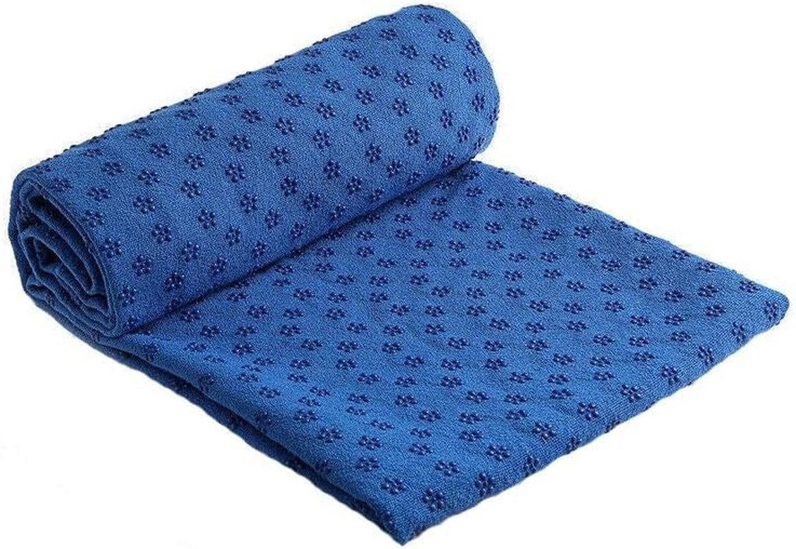Non-Slip Yoga Towel Mat Fitness Gym Microfiber Blanket, Super Absorbent, 72"X25"