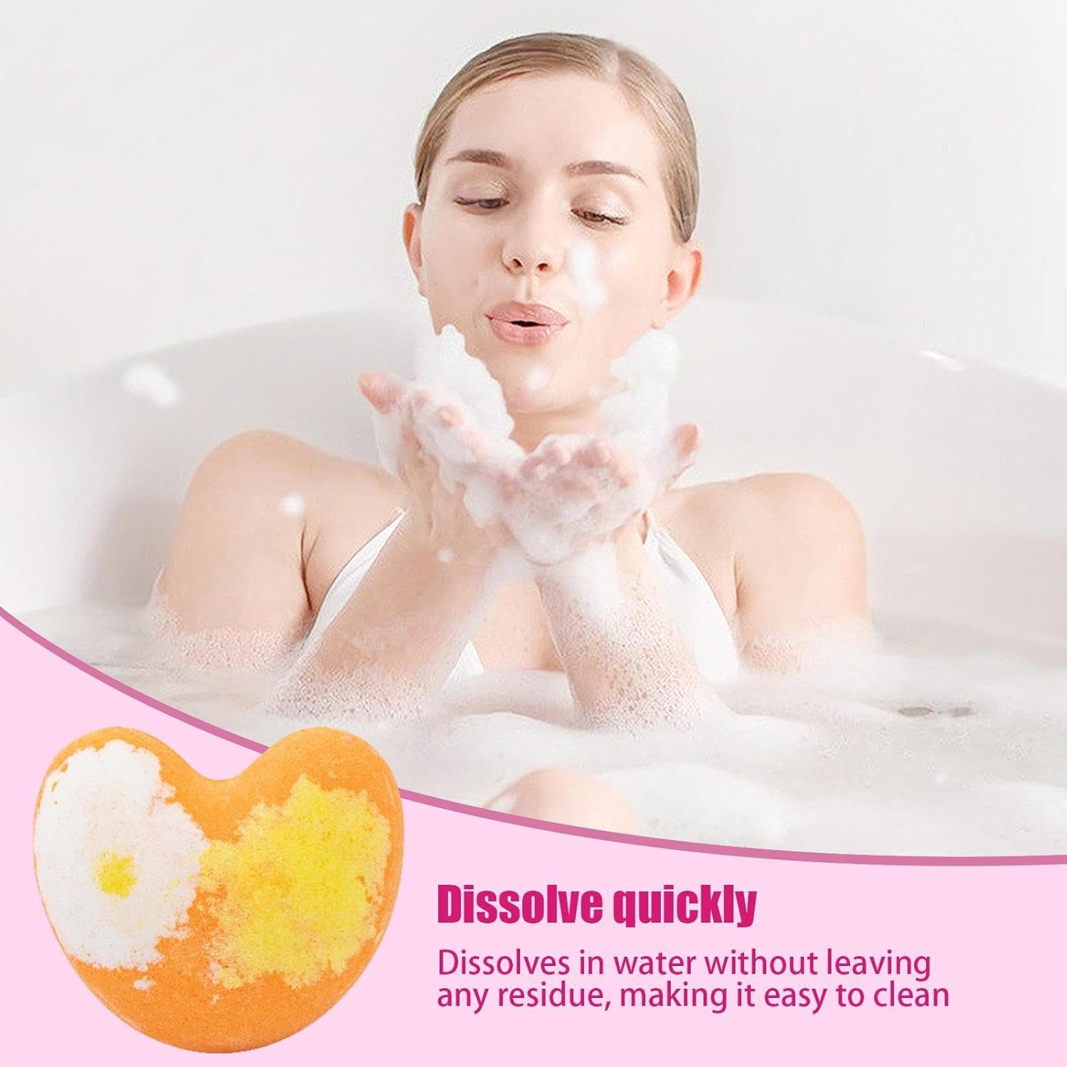 Shower Bombs, Luxury Spa Bath Balls, Pure Oils Ultra Bubble Moisturizing Bubble Bombs for Mother'S Day, Wife, Girlfriend Birthday S - Rosemary image number 2