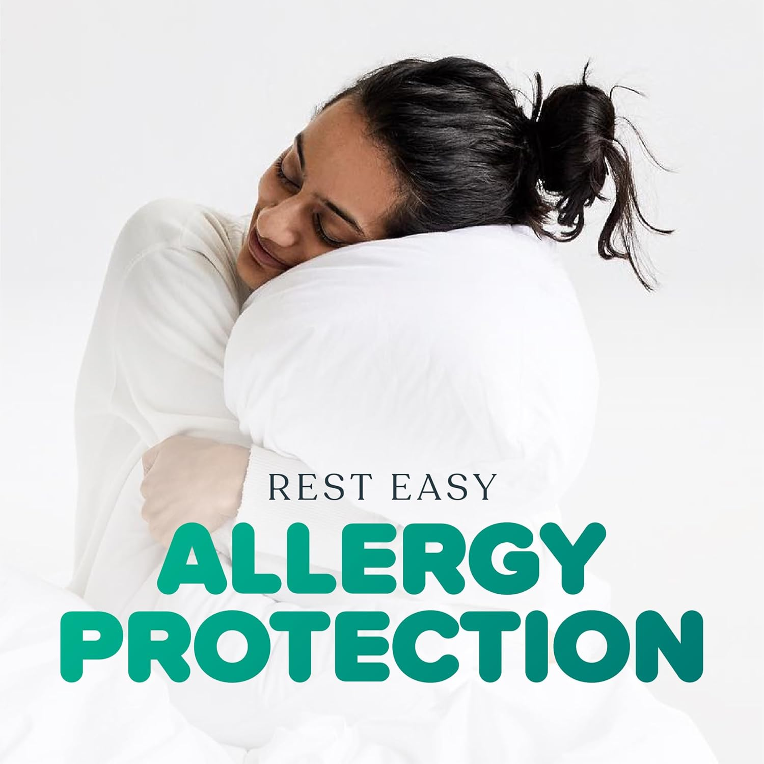 Tontine Comfortech Allergy plus Anti-Stain Mattress Protector, King &ndash; Soft Microfibre with Teflon Protection &ndash; Quilted Comfort & Anti-Microbial &ndash; 50Cm Fitted Skirt &ndash; Machine Washable image number 1