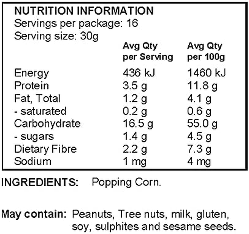 J.C.'S Quality Foods Australian Popping Corn image number 1