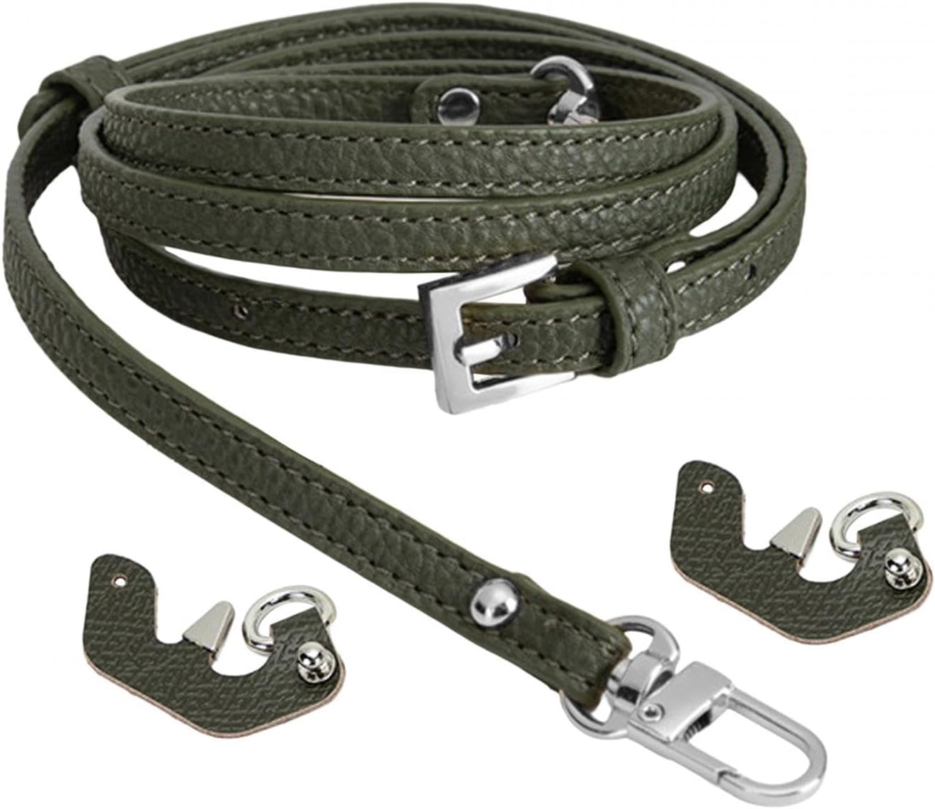 Wall Exchange Belt, Cross-Body Belt, Classic, Simple, Removable Pocket Shoulder Strap, Replacement For, Wallet Production, Briefcase, - Gray image number 4