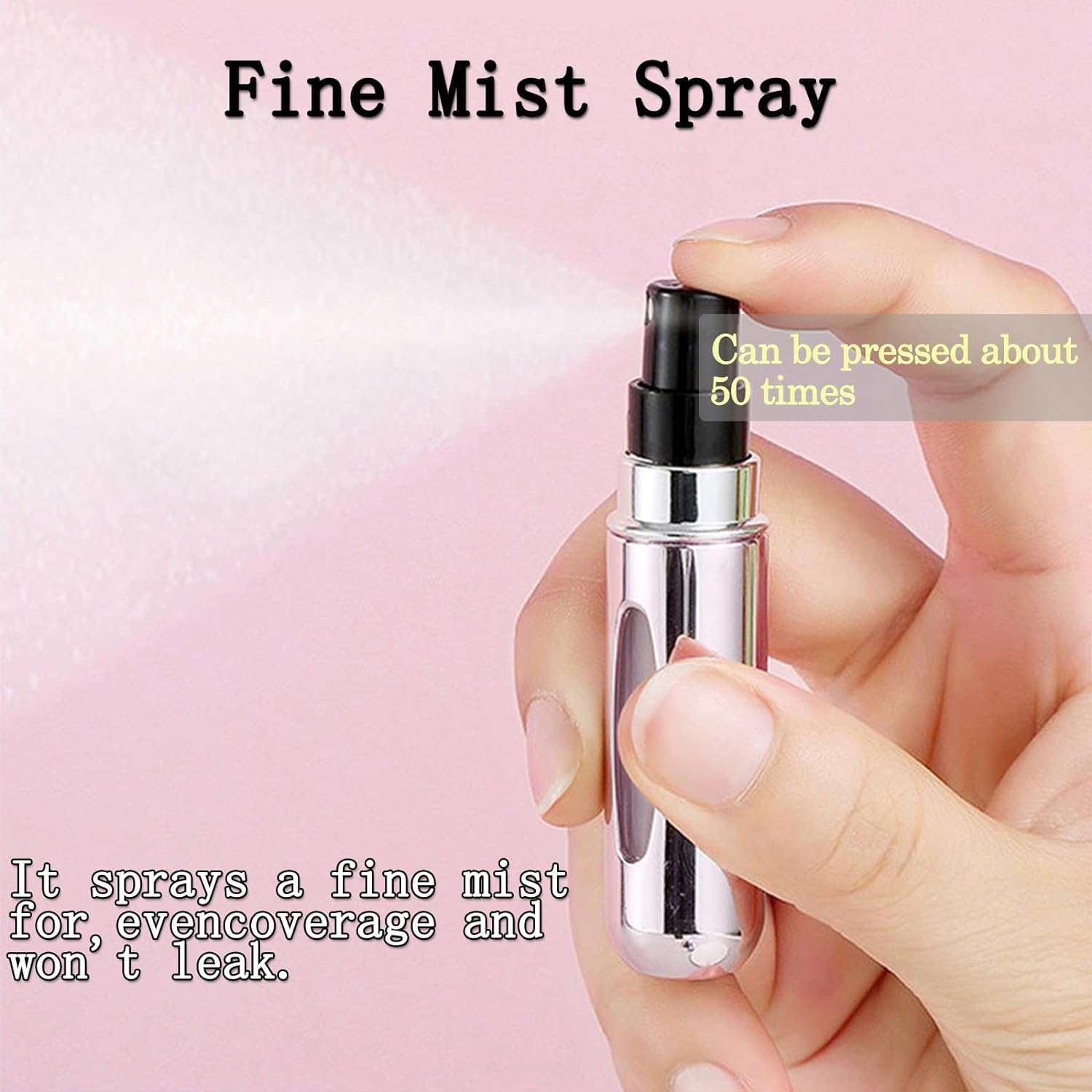 6 PCS Mini Perfume Atomizer Bottles,5Ml Spray Container,Portable Size Refillable Pump for Traveling and Outgoing image number 6