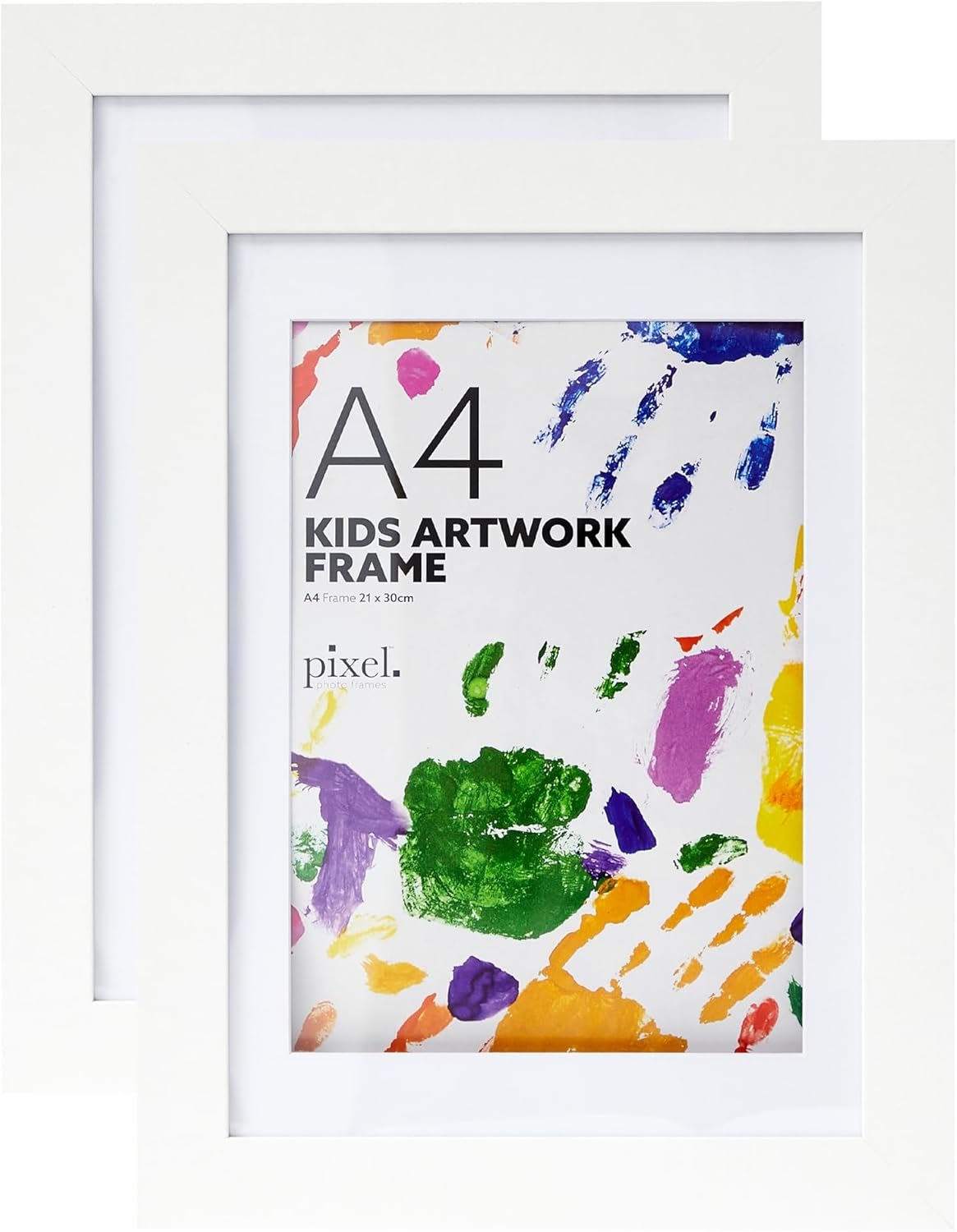 Cooper & Co. Set of 2 A4 DIY Kids Art Frame White image number 2