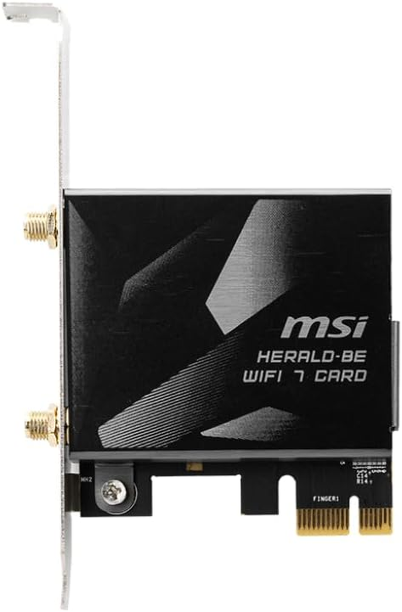 MSI Herald-Be WI-FI 7 MAX (Wi-Fi 7, 802.11BE, Bluetooth 5.4, Pcie, Multi-Link Operation Technology, External Antenna) image number 3