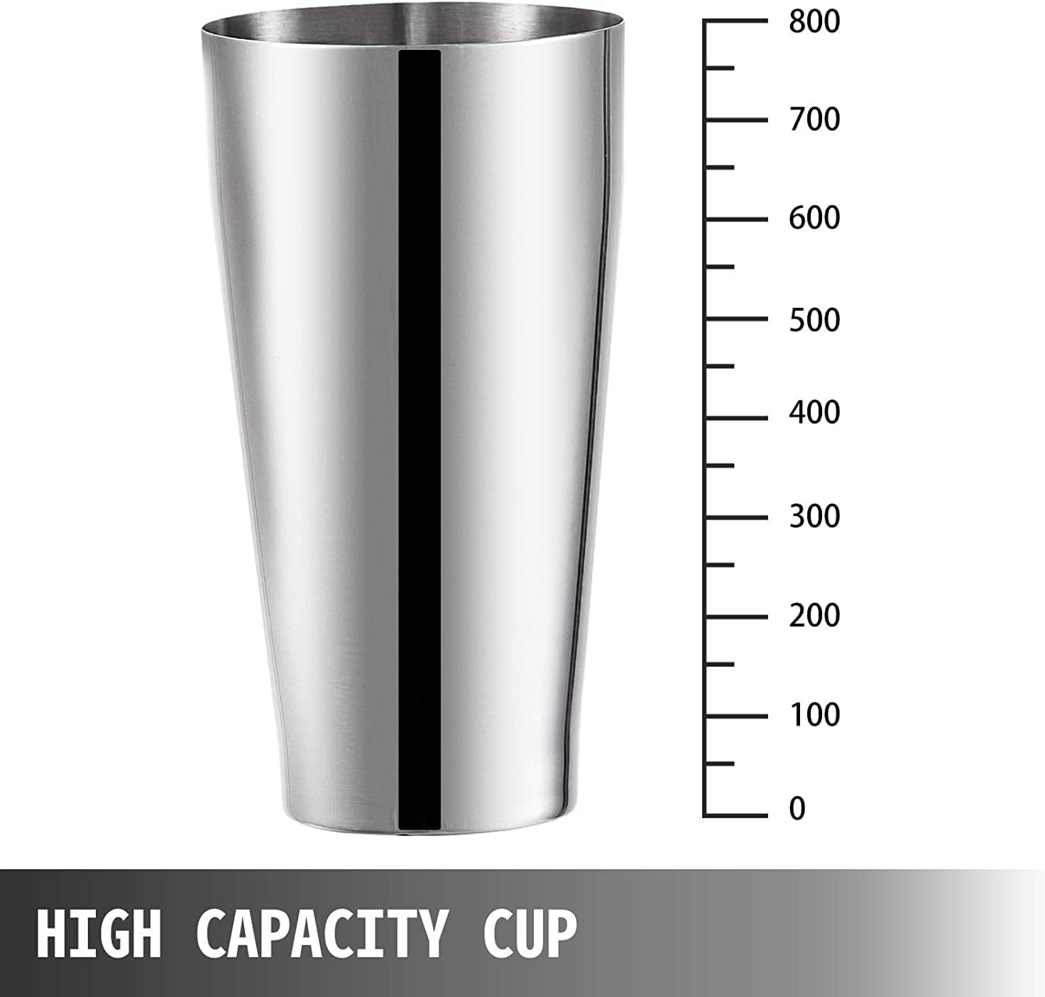 VEVOR Stainless Steel Electric Milkshake Maker 180W Double Head with 800Ml Cup, 2 Speed Adjustable Classic Machine, Silver image number 4