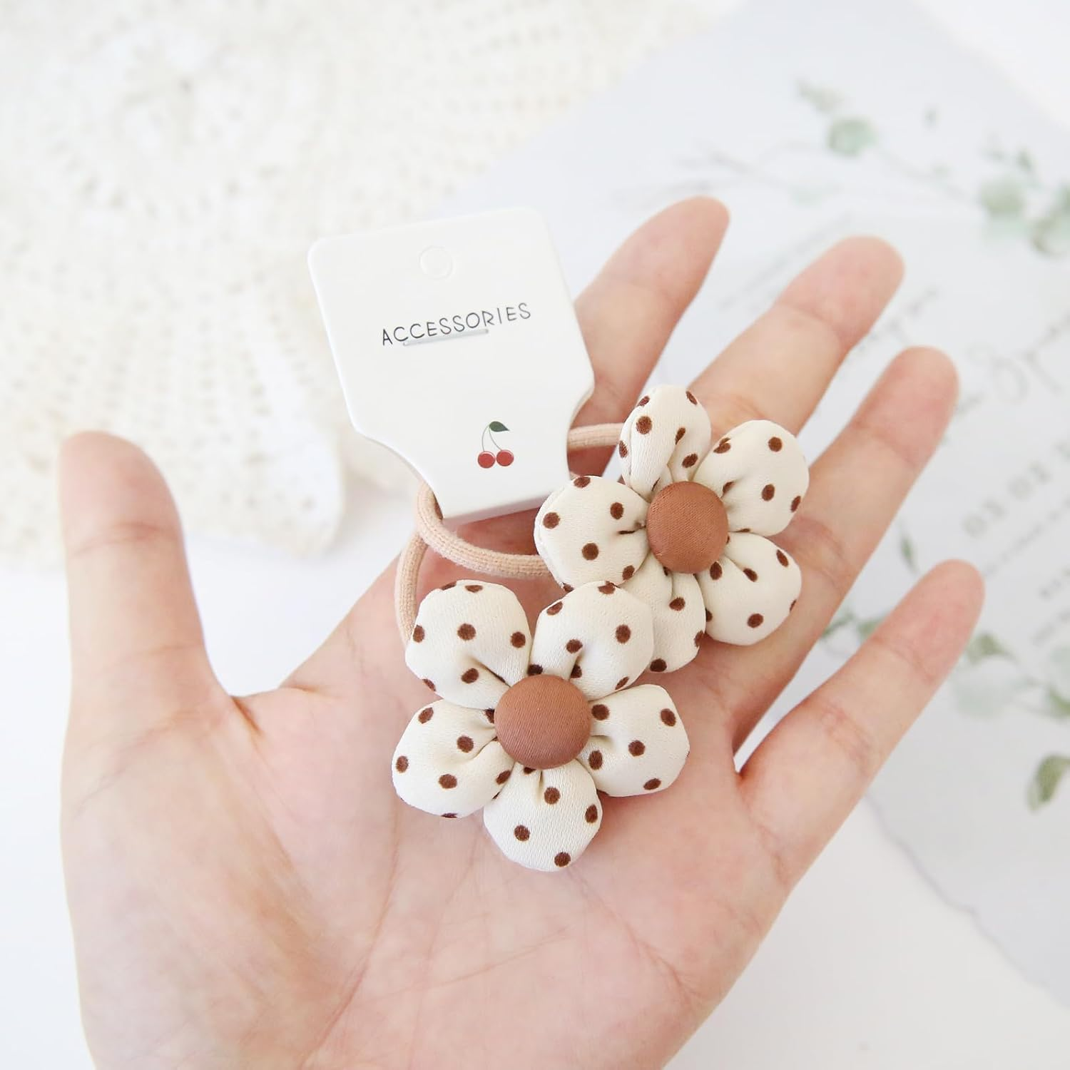 BOUNIQ 30 Pcs(15 Pairs) Baby Girl Hair Ties with Bows 1.2 Inch Small Toddler Girls Ponytail Holders Pigtails Elastic Bands Accessories for Kids Girls, Set E - Set A image number 5